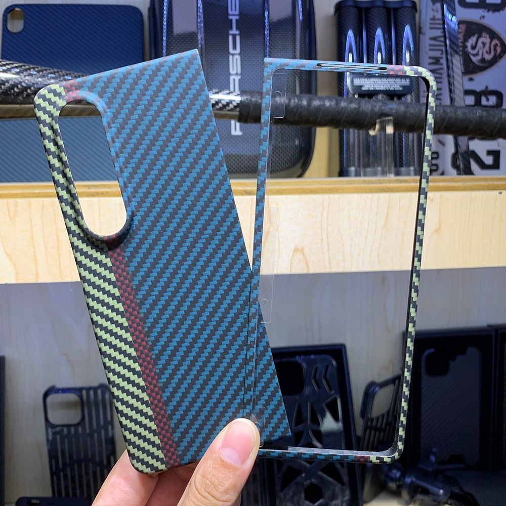 YTF-Carbon Fiber Case For Samsung Galaxy Z Fold - Premium Mobile Phone Cases from Dressmycell.com - Just $44.00! Shop now at Dressmycell.com YTF-Carbon Fiber Case For Samsung Galaxy Z Fold - Premium Mobile Phone Cases from Dressmycell.com - Just $44.00! Shop now at Dressmycell.com